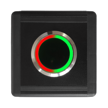 SIA-98 - Surface-mounted infrared sensor exit button LED ring switch, 80x80 mm housing, with REFLEXION protection