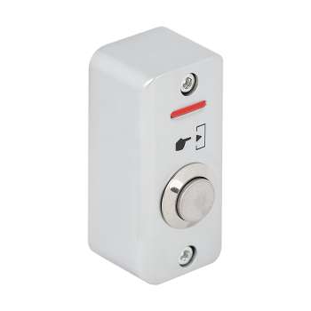 High surface finish pushbutton with metal housing, 60x29x27mm with LED status indicator NO (IP65 surface protection)