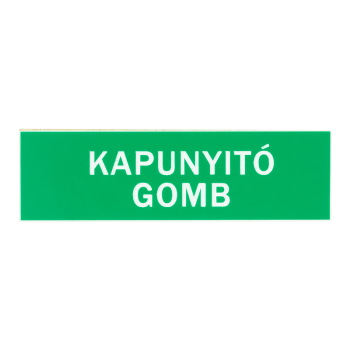 TABLA-1A Small plastic plate for push-button marking-A - green