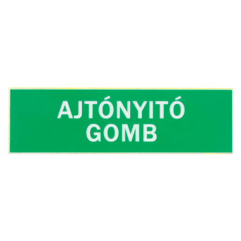 TABLA-1D-gn Small plastic plate for push-button marking-D - green