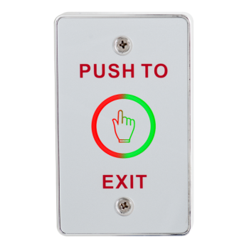 Surface mounted touch exit button - 114x70 mm - NO/NC