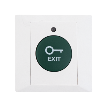 Surface mount plastic housing, micro switch emergency push button NO/NC - green