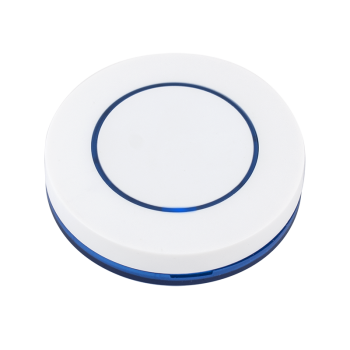 One-button portable or wall-mountable fixed code remote control