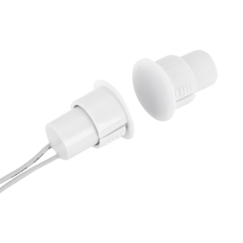 Door contact - plastic - flush mount