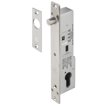 Electric bolt lock - 12V DC - fail-secure - door status monitoring