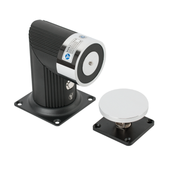 Electromagnetic door holder - adjustable head (90°) - wall/floor mount