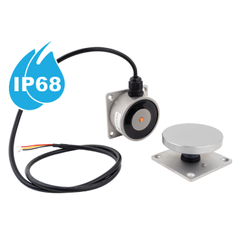 Electromagnetic door holder - IP68 - wall mount