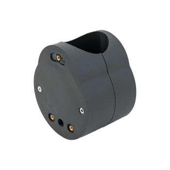 Mounting bracket for securing photocell (YK-PCH-102) to stainless steel column