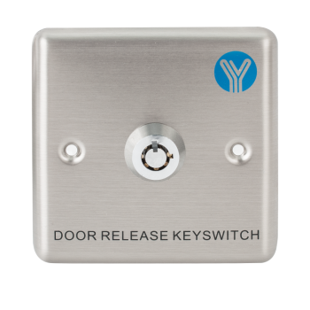 Flush-mounted two-position roundkey switch