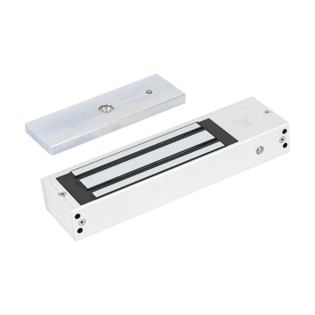 Surface-mounted electromagnetic lock with monitoring - LED - 500kg