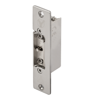 Asymmetrical electric strike - 12V DC - fail-secure - external memory - with faceplate 