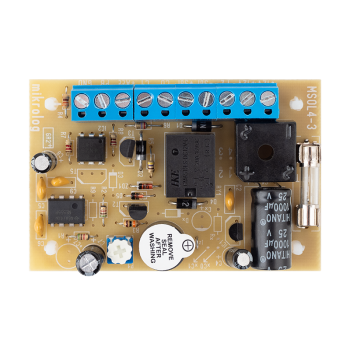 Electromagnet controller - without box - for intercom - 12V AC/13,5V DC - battery in - NC output - timing