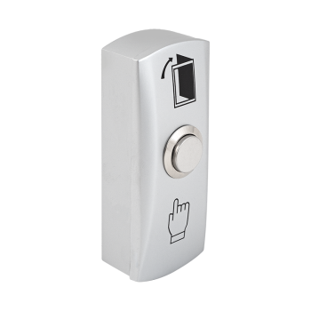 Metal housing with high surface finish push button 82x32x25mm NO (IP65 surface protection)