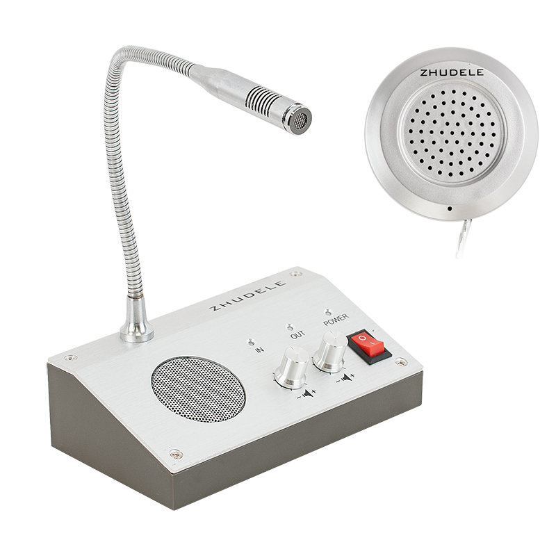 Intercom with microphone