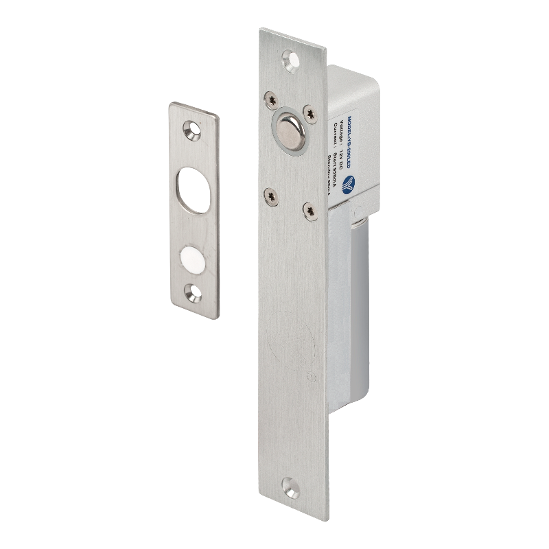 Electric bolt lock - 12V DC - fail-safe - door status monitoring
