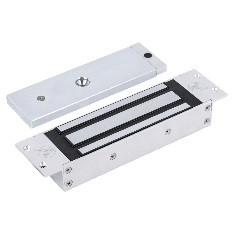 Flush-mounted electromagnetic lock with monitroing - 500kg