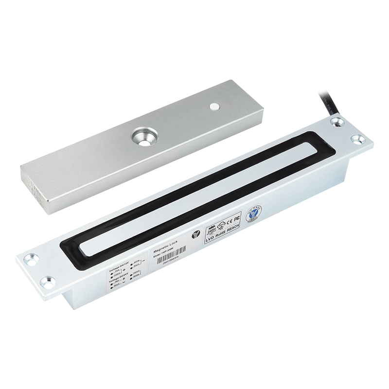 Monoblock narrow electromagnetic lock – flush-mounted – 380 kg – 36 mm width
