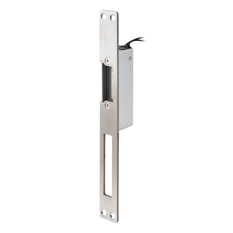Asymmetrical electric strike - 12V DC - fail-secure - with faceplate - IP65